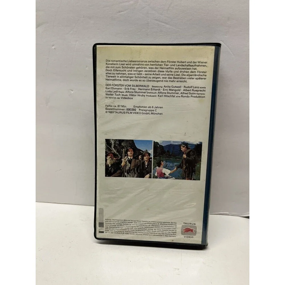 Der Forster Vom Silberwald Rare German Oop HTF Taurus Video 1983 Vhs Movie - Picture 2 of 3